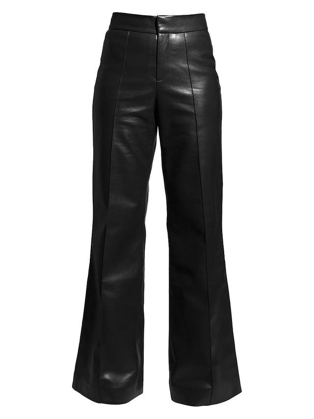 Womens Tell Me Lies Recycled Leather Trousers Product Image