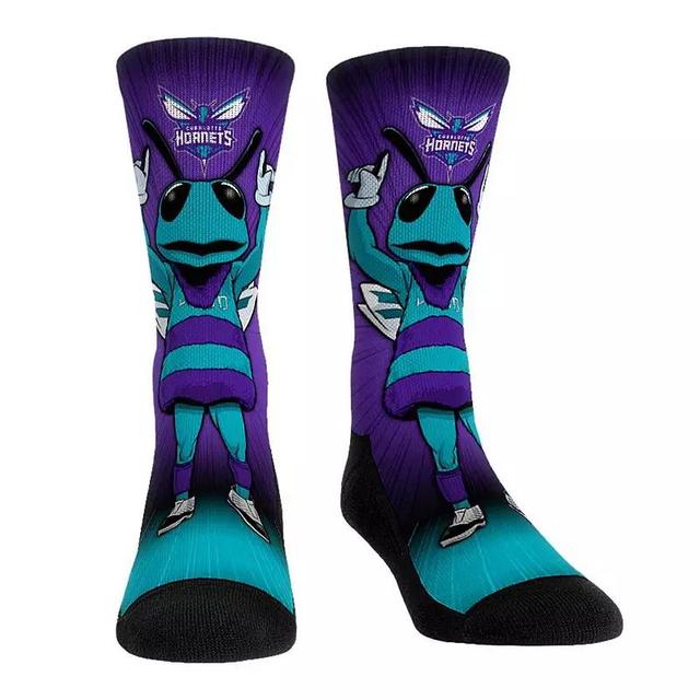 Rock Em Socks Charlotte Hornets Mascot Pump Up Crew Socks, Mens Product Image