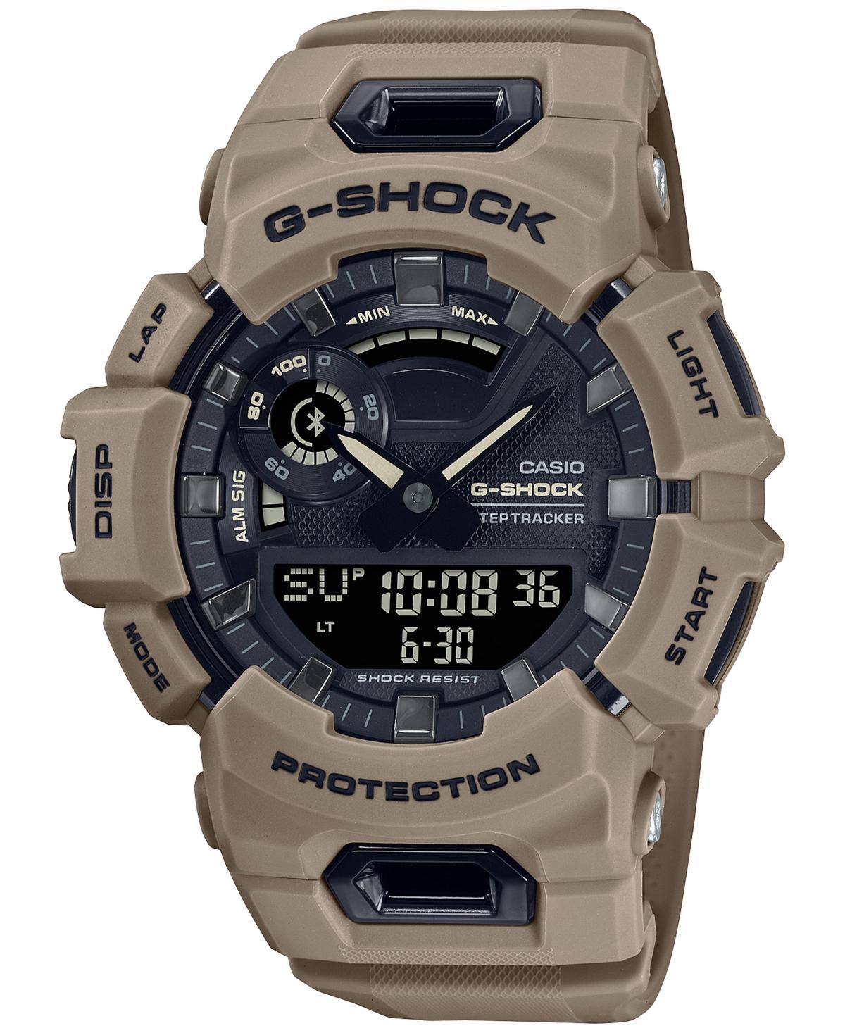 G-Shock Mens Ana-Digi Shock Resistant Beige Resin Strap Watch Product Image