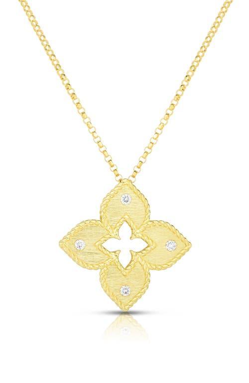 Womens Venetian Princess 18K Yellow Gold & 0.06 TCW Diamond Pendant Necklace Product Image