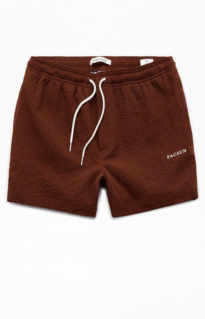 Men's Sail Seersucker 4.5" Swim Trunks Product Image