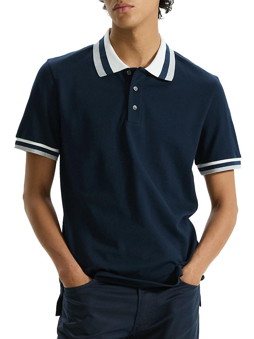 Men's Stretch Pima Polo Shirt Product Image