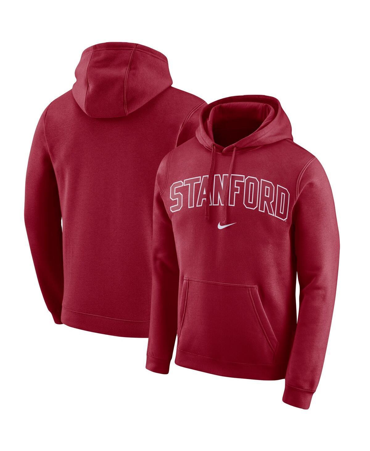 Mens Nike Cardinal Stanford Cardinal Arch Club Fleece Pullover Hoodie Red Product Image