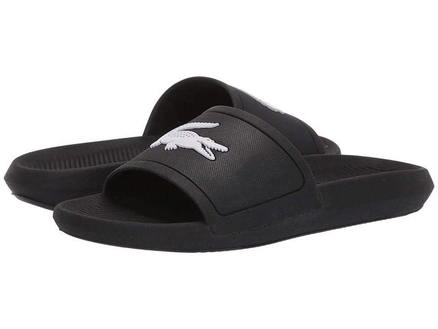 Lacoste Croco Slide 119 3 (Black/Whte) Women's Shoes Product Image