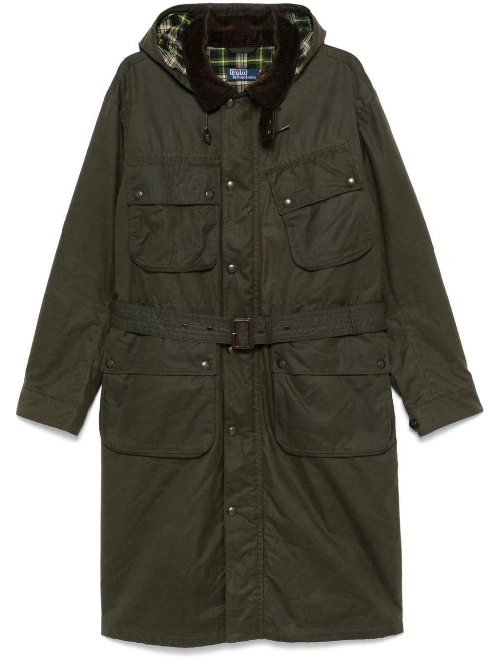 POLO RALPH LAUREN Oilcloth Bike Coat In Oilclothgreenx Product Image