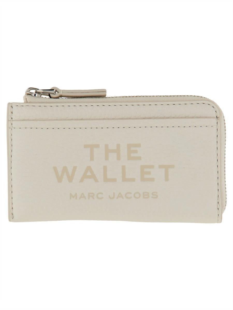 Leather Card Holder In White Product Image