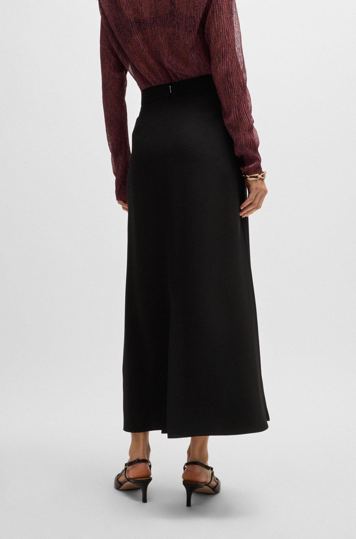 Maxi skirt with plissé detail Product Image