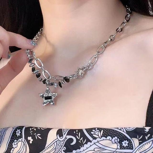 Star Pendant Chain Necklace Product Image