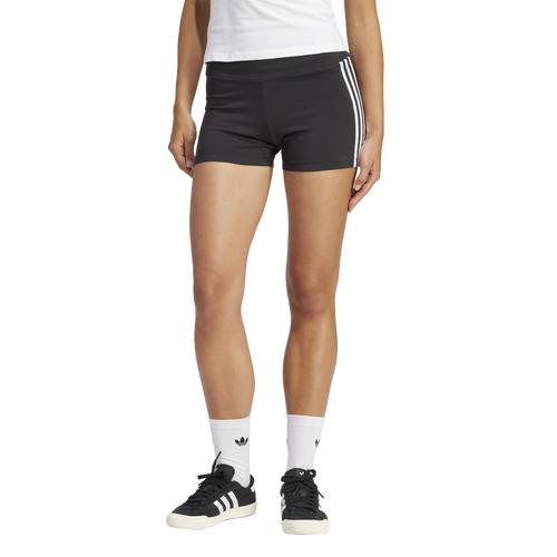 adidas Originals Womens adidas Originals 3 Stripe Booty Shorts - Womens Better Scarlet/White Product Image