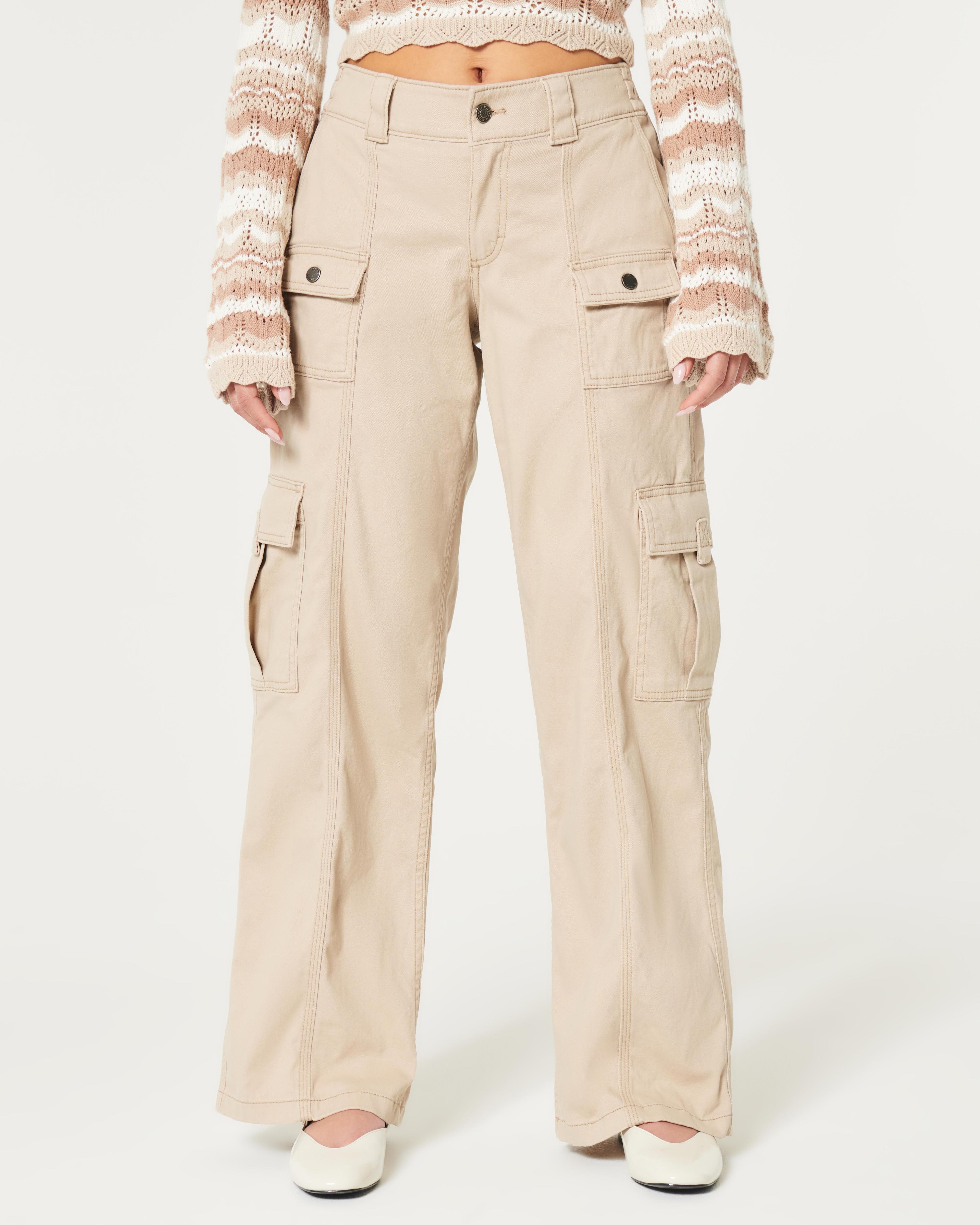 Low-Rise Baggy 4-Pocket Cargo Pants Product Image