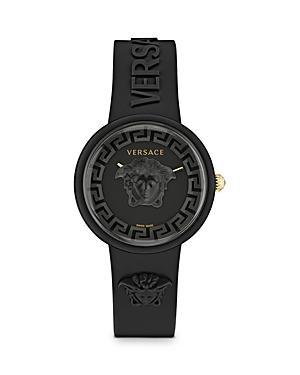 Versace Womens Swiss Medusa Pop Yellow Silicone Strap Watch 39mm Product Image