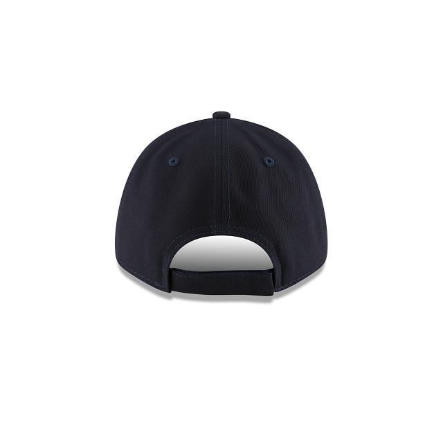 Brand New Era Forge Leather Patch Black 9FORTY A-Frame Adjustable Hat Male Product Image