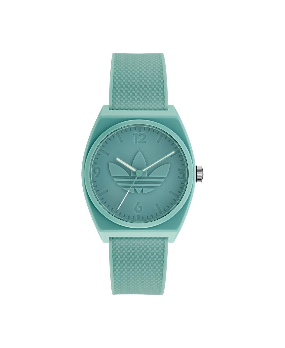 adidas Unisex Three Hand Project Two Green Resin Strap Watch 38mm Product Image