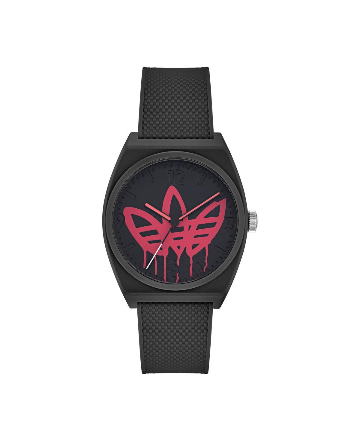 adidas Unisex Three Hand Project Two Black Resin Strap Watch 38mm Product Image