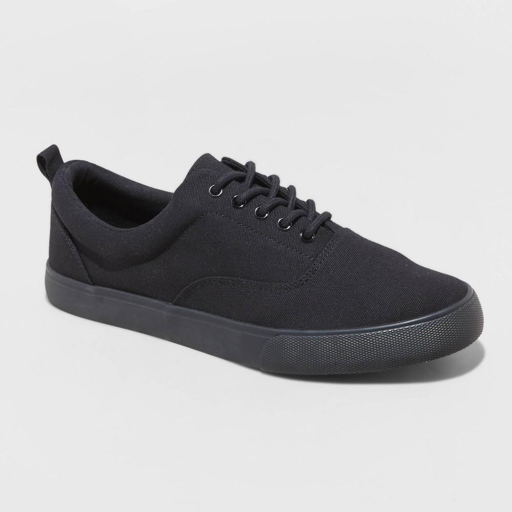 Men's Brady Canvas Sneakers - Goodfellow & Co™ Black 9 Product Image