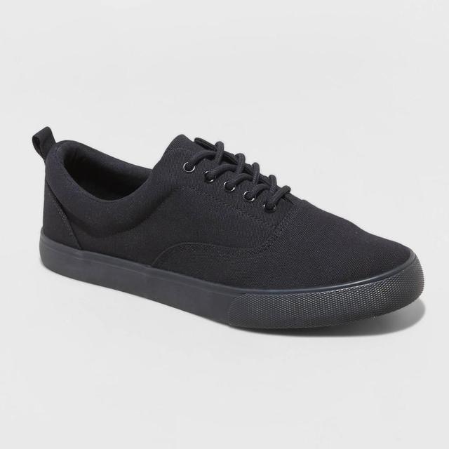 Mens Brady Canvas Sneakers - Goodfellow & Co Black 9 Product Image