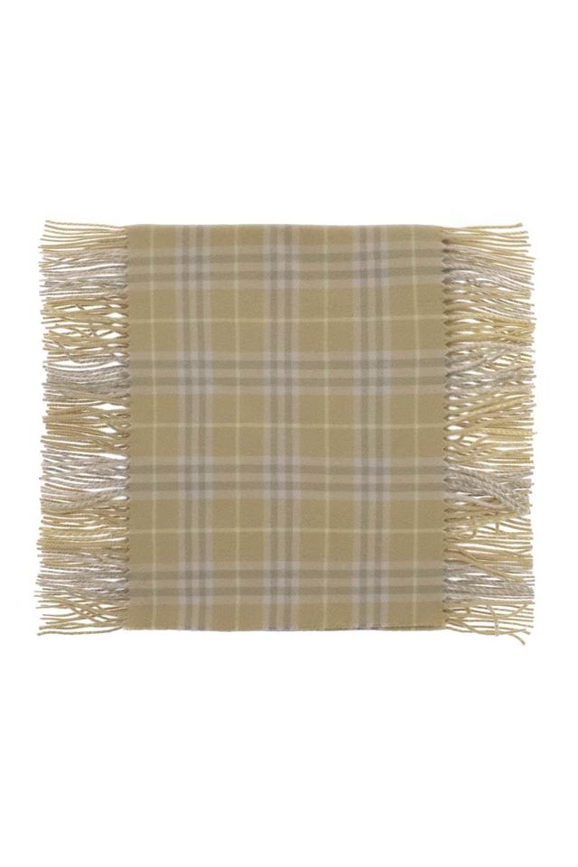 BURBERRY Check Cashmere Scarf In Neutral Product Image