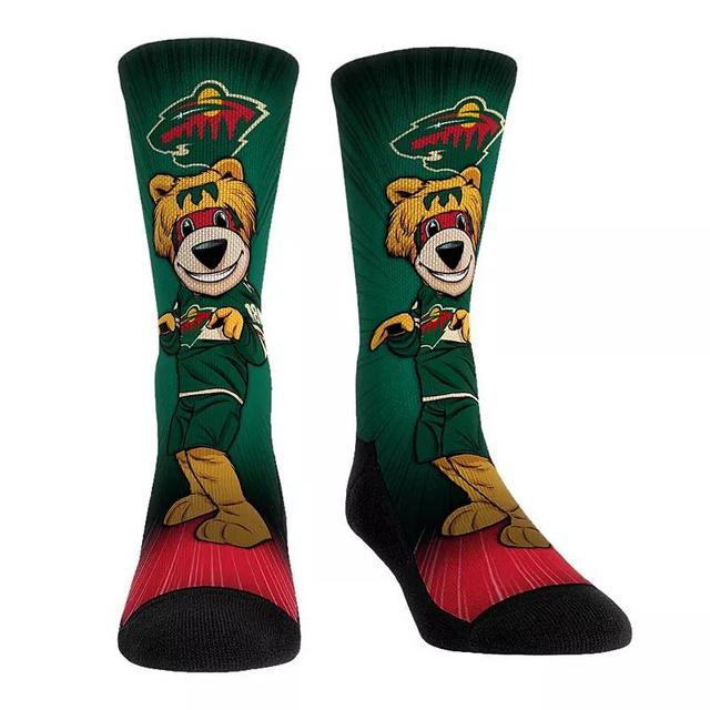 Rock Em Socks Minnesota Wild Mascot Pump Up Crew Socks, Mens Product Image