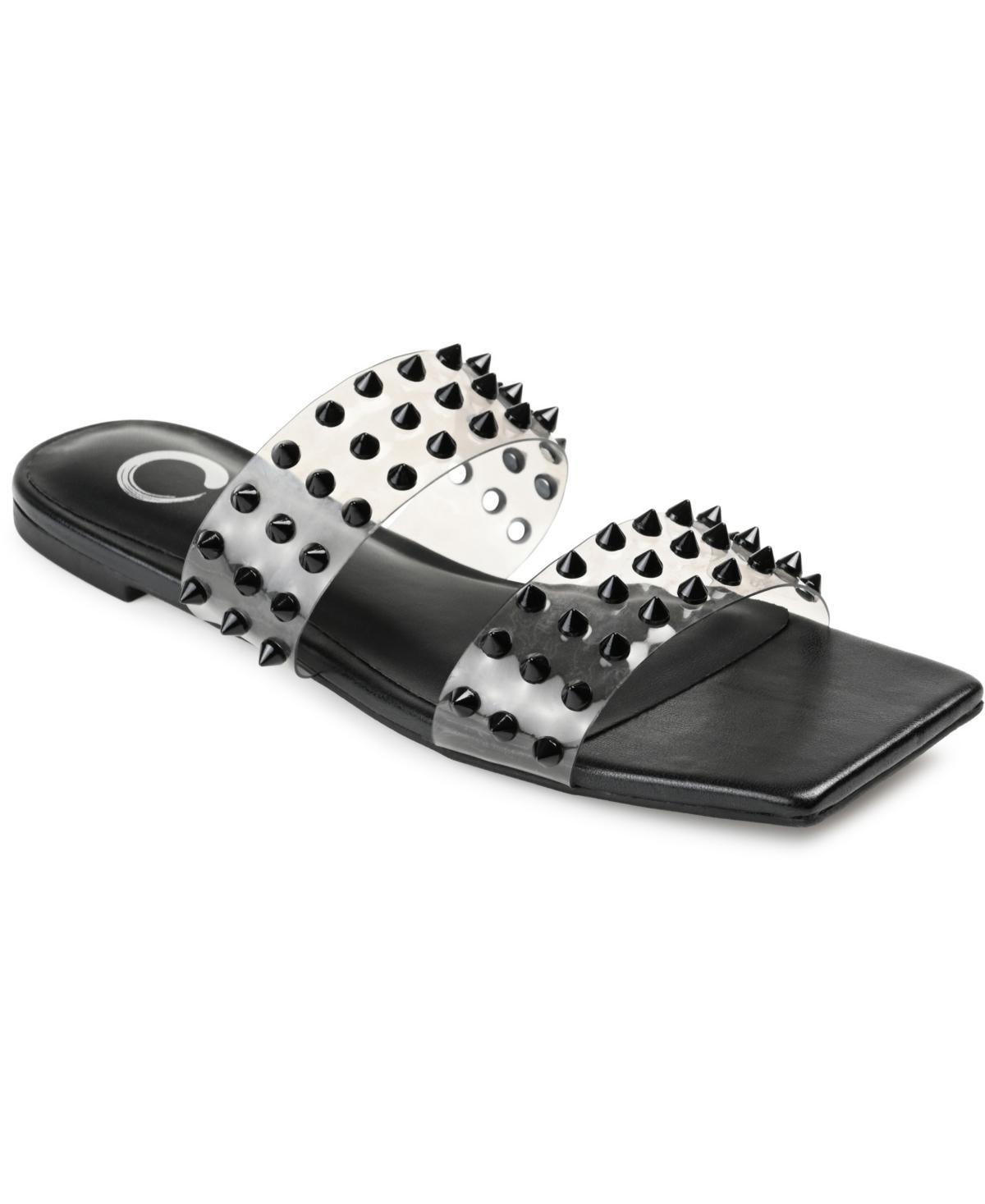 Journee Collection Womens Katari Lucite Sandals Womens Shoes Product Image