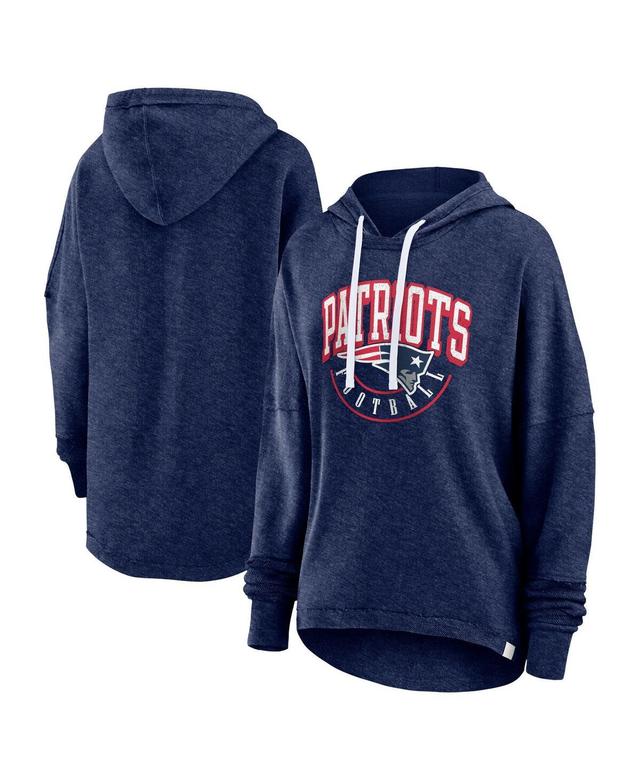 Womens Fanatics Branded Heather Boston Red Sox Luxe Pullover Hoodie Blue Product Image