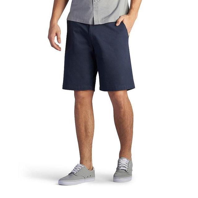 Mens Lee 10 Extreme Motion Flat Front Shorts Grey Product Image