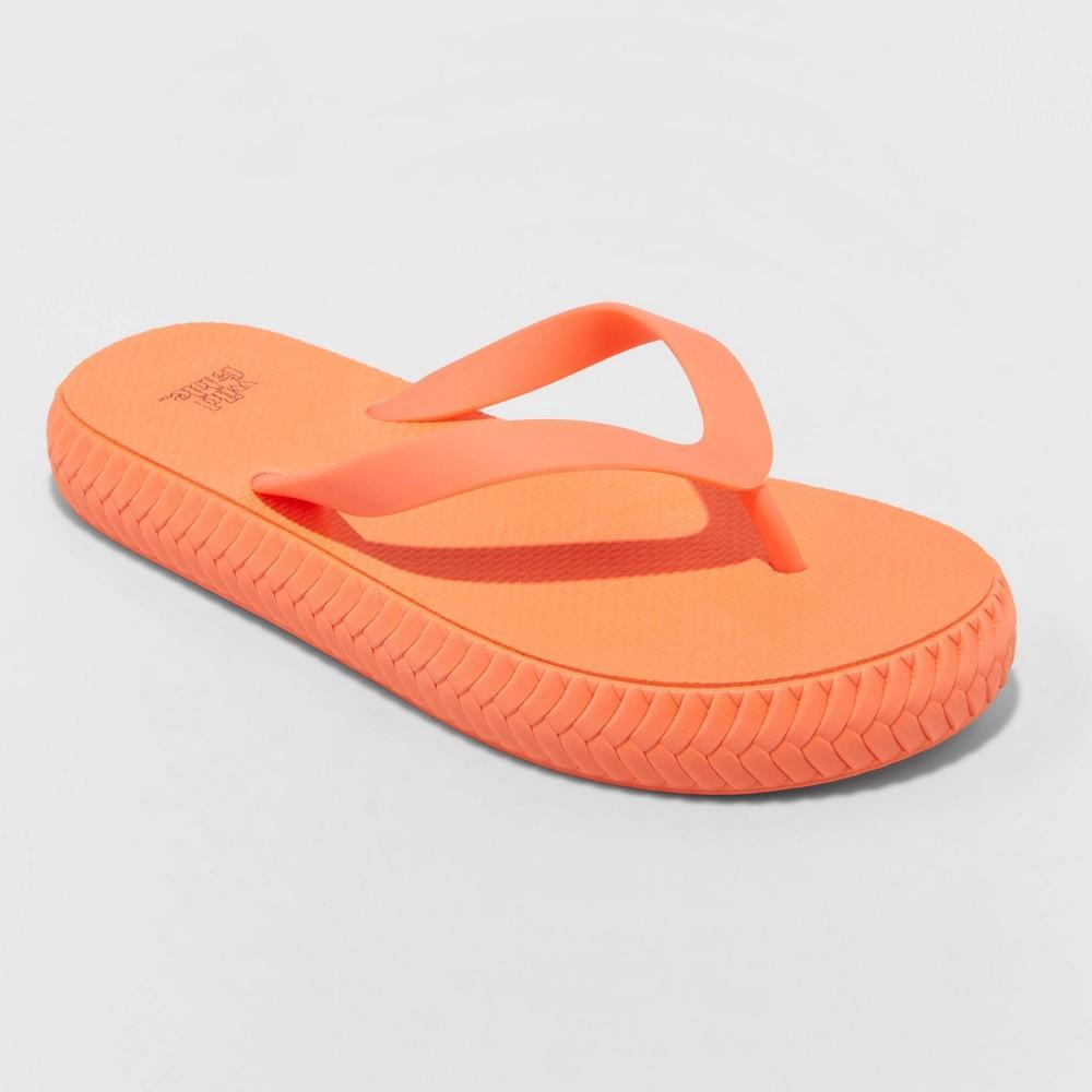 Womens Jessi EVA Platform Flip Flop Sandals - Wild Fable Orange 10 Product Image