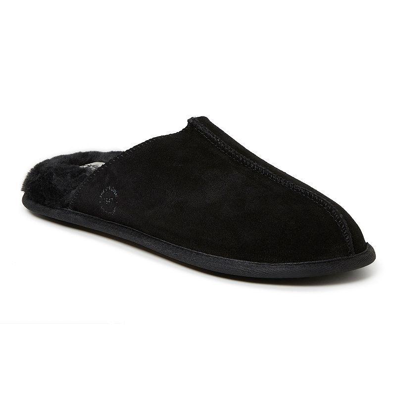 Dearfoams Suede Mens Scuff Slippers Product Image