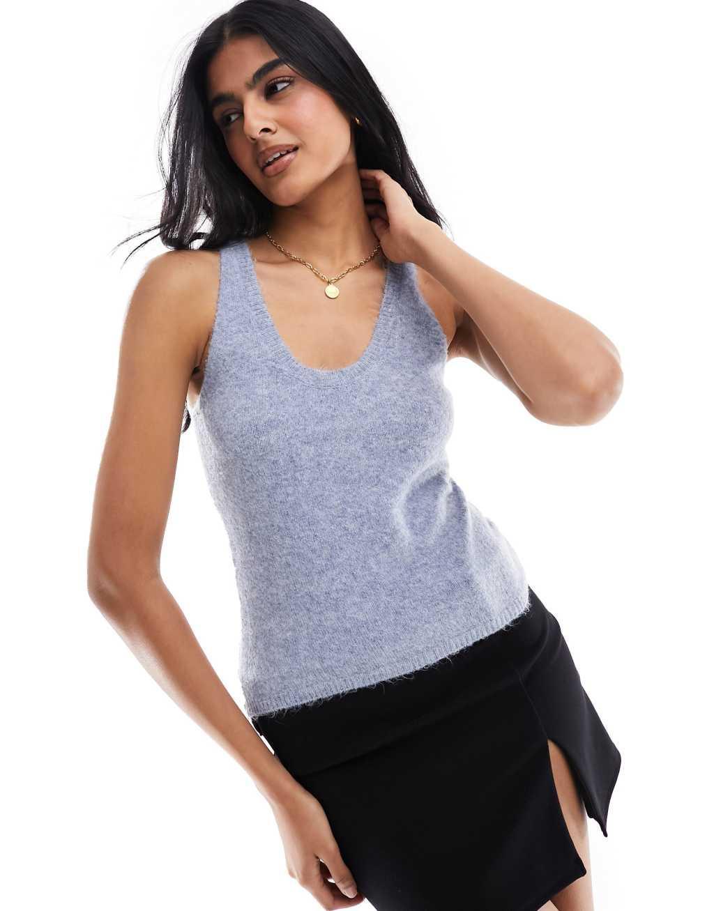 Pull & Bear knitted tank top Product Image