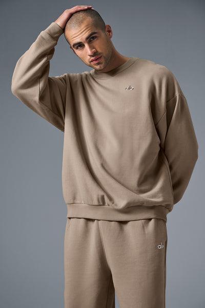 Accolade Crew Neck Pullover - Gravel Product Image