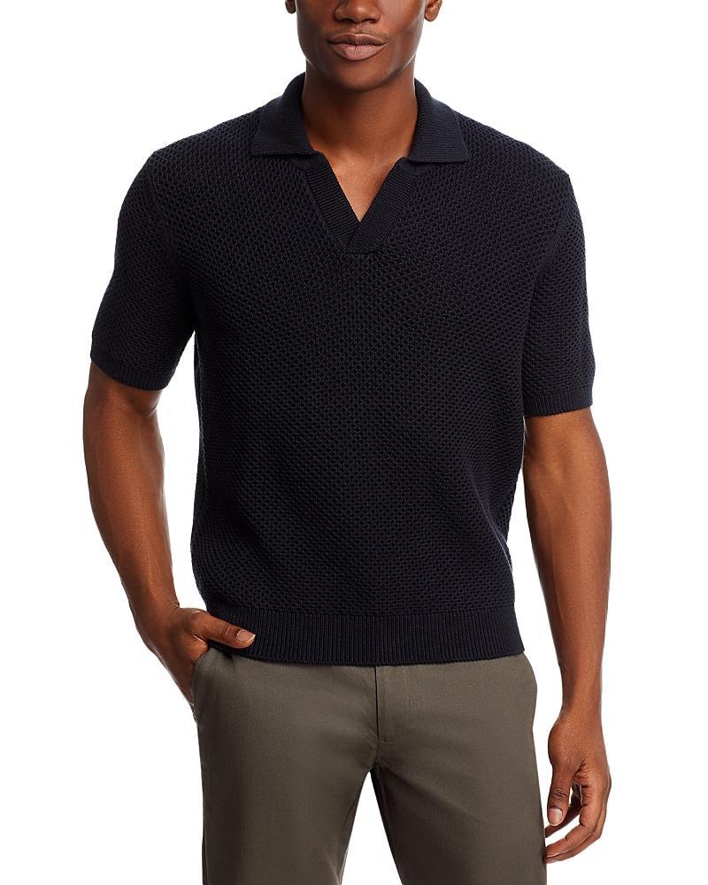 Frame Open Weave Polo Sweater Product Image