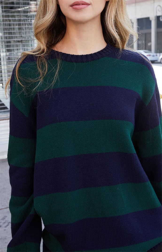 John Galt Womens Brianna Sweater - Green/blue Product Image