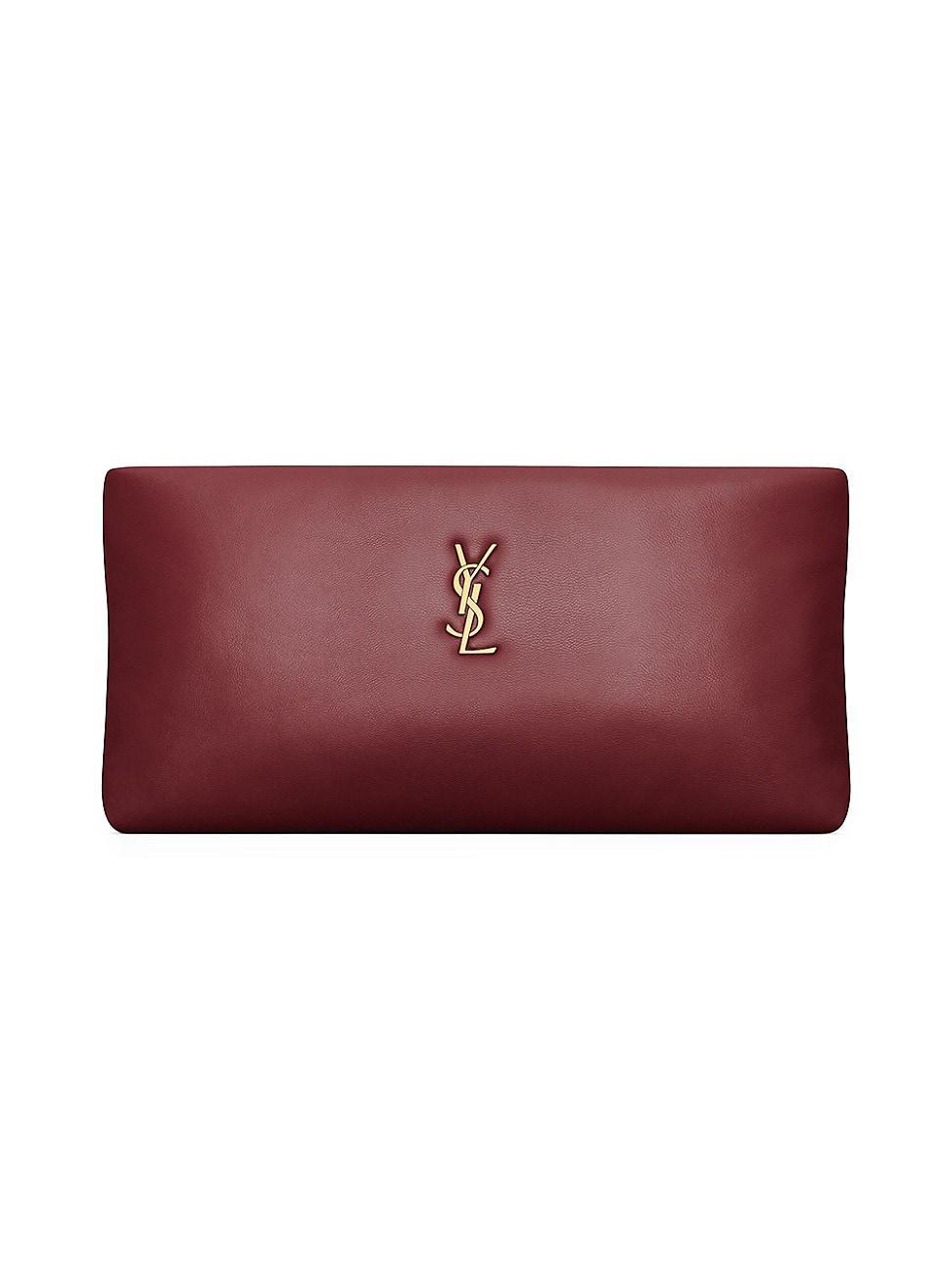 Saint Laurent Calypso Long Pouch in Lambskin Product Image