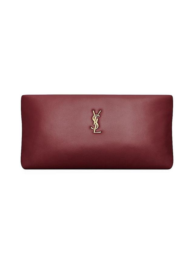 Saint Laurent Calypso Long Pouch in Lambskin Product Image