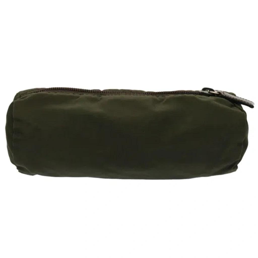 Synthetic Clutch Bag () In Khaki Product Image