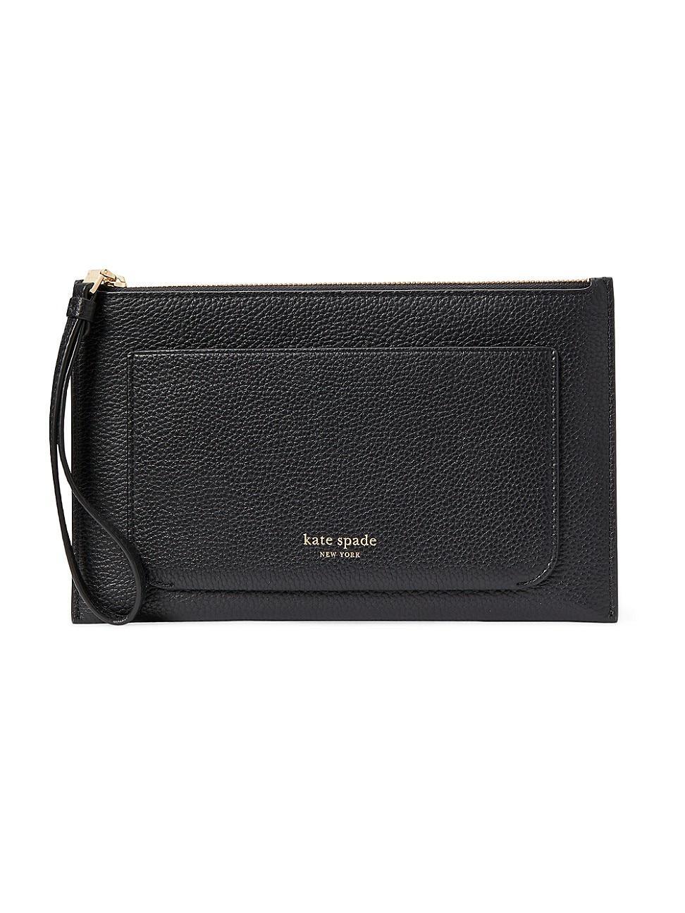 Womens Ava Pebbled Leather Wristlet Product Image