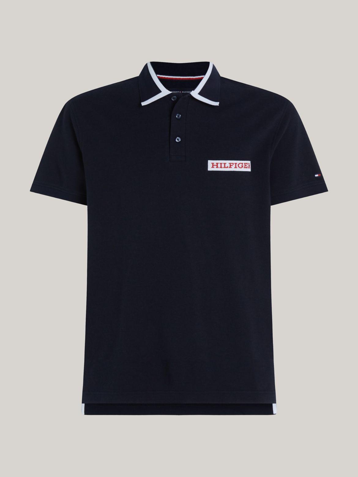 Tommy Hilfiger Men's Regular Fit Monotype Logo Patch Polo Product Image