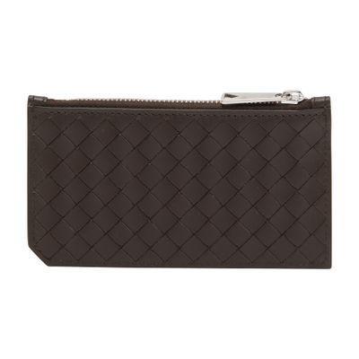 Intrecciato Piccolo Cardholder In Brown Product Image