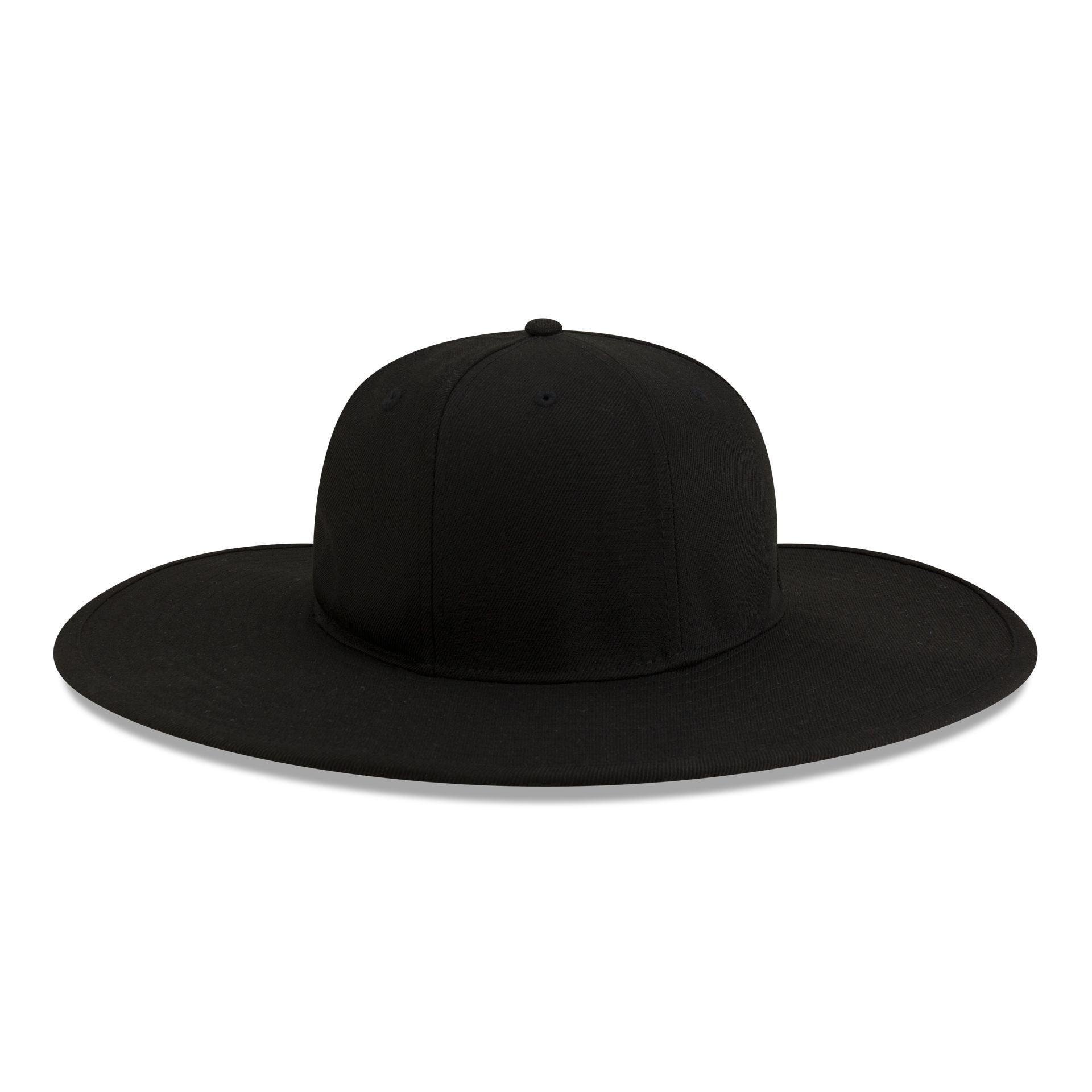 New Era Cap Black Fitted Long Brim Hat Male Product Image