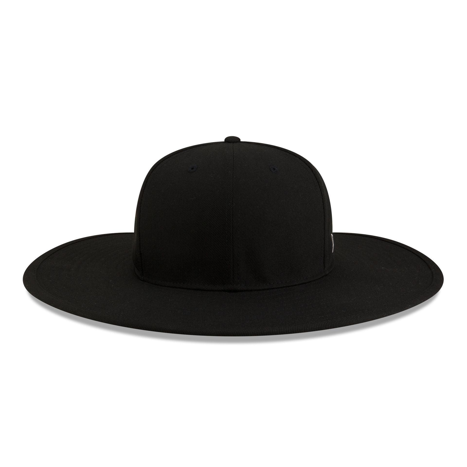 New Era Cap Black Fitted Long Brim Hat Male Product Image