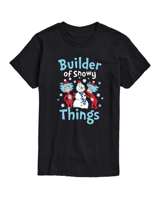 Airwaves Mens Dr. Seuss Snowy Things Graphic T-shirt Product Image