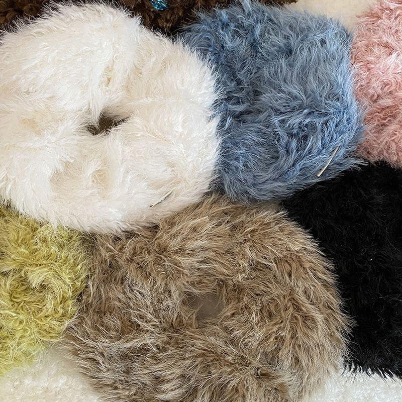 Plain Fluffy Scrunchie Product Image