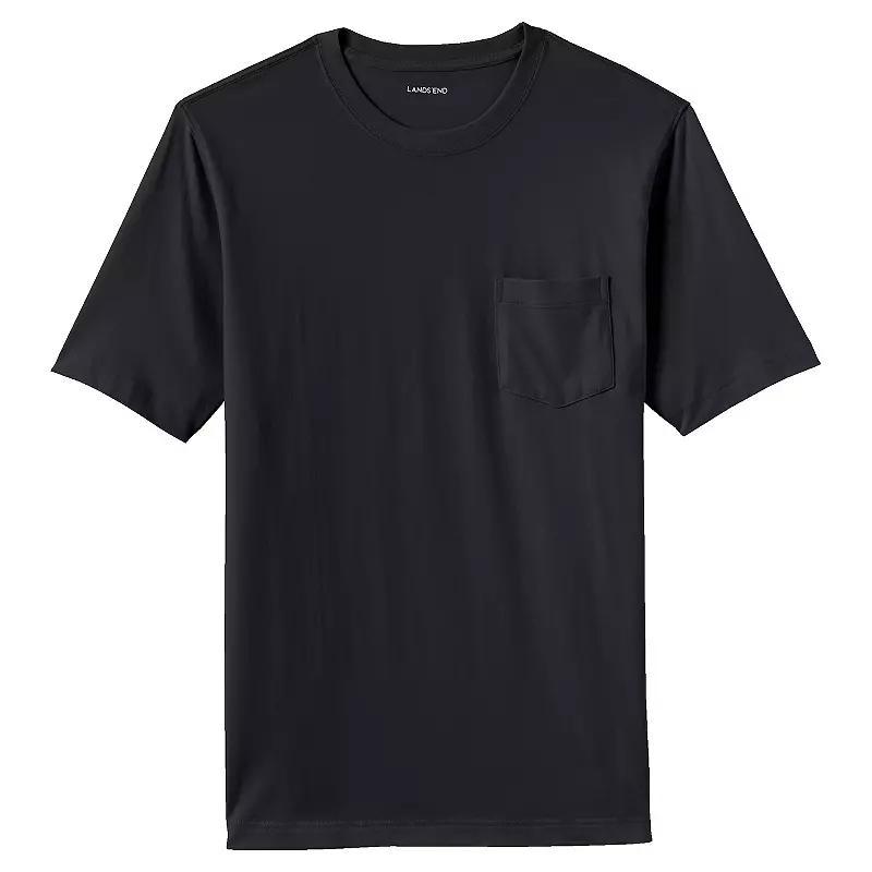 Lands End Mens Super-t Short Sleeve T-Shirt with Pocket Product Image