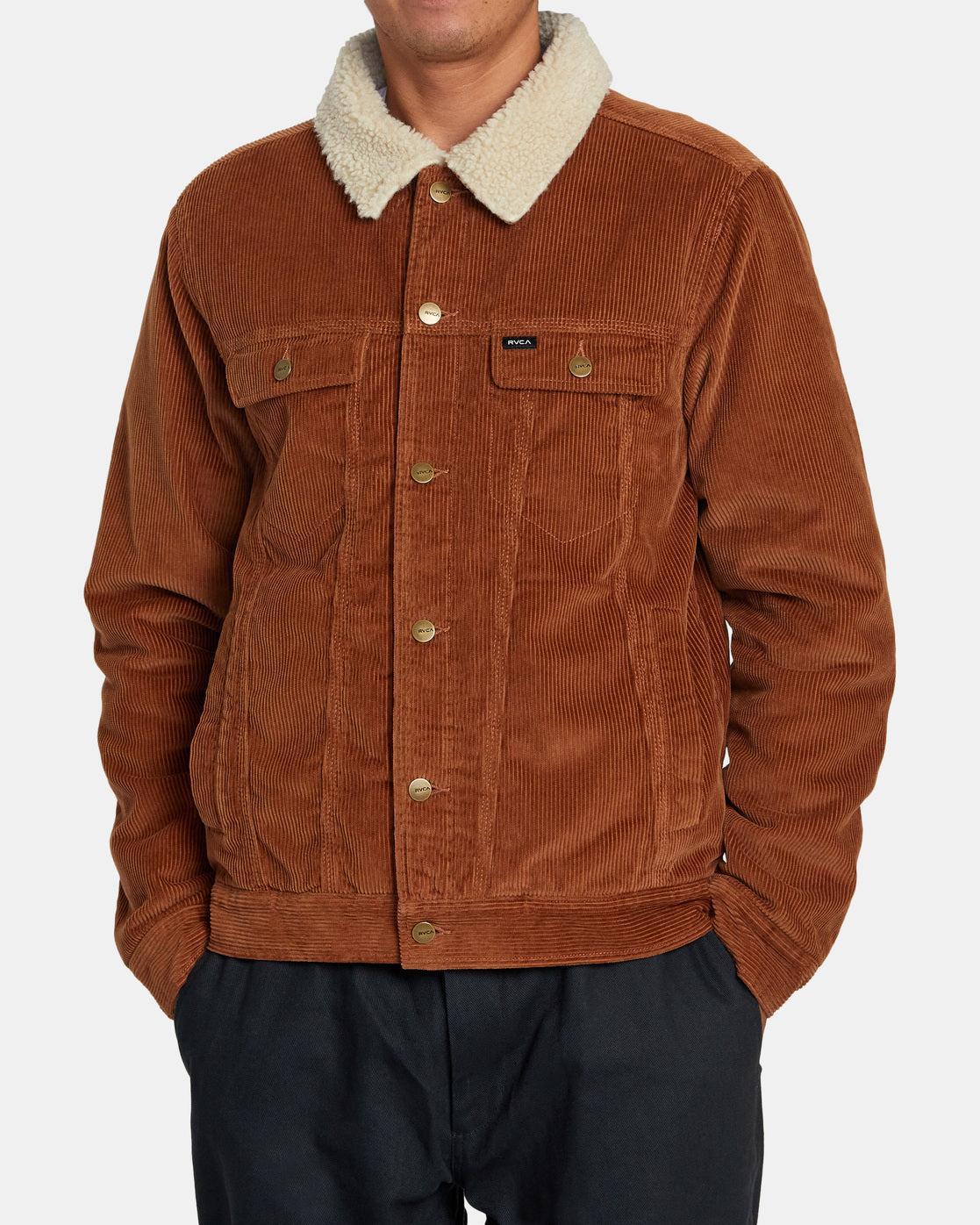 Waylon Corduroy Trucker Jacket - Rawhide Product Image