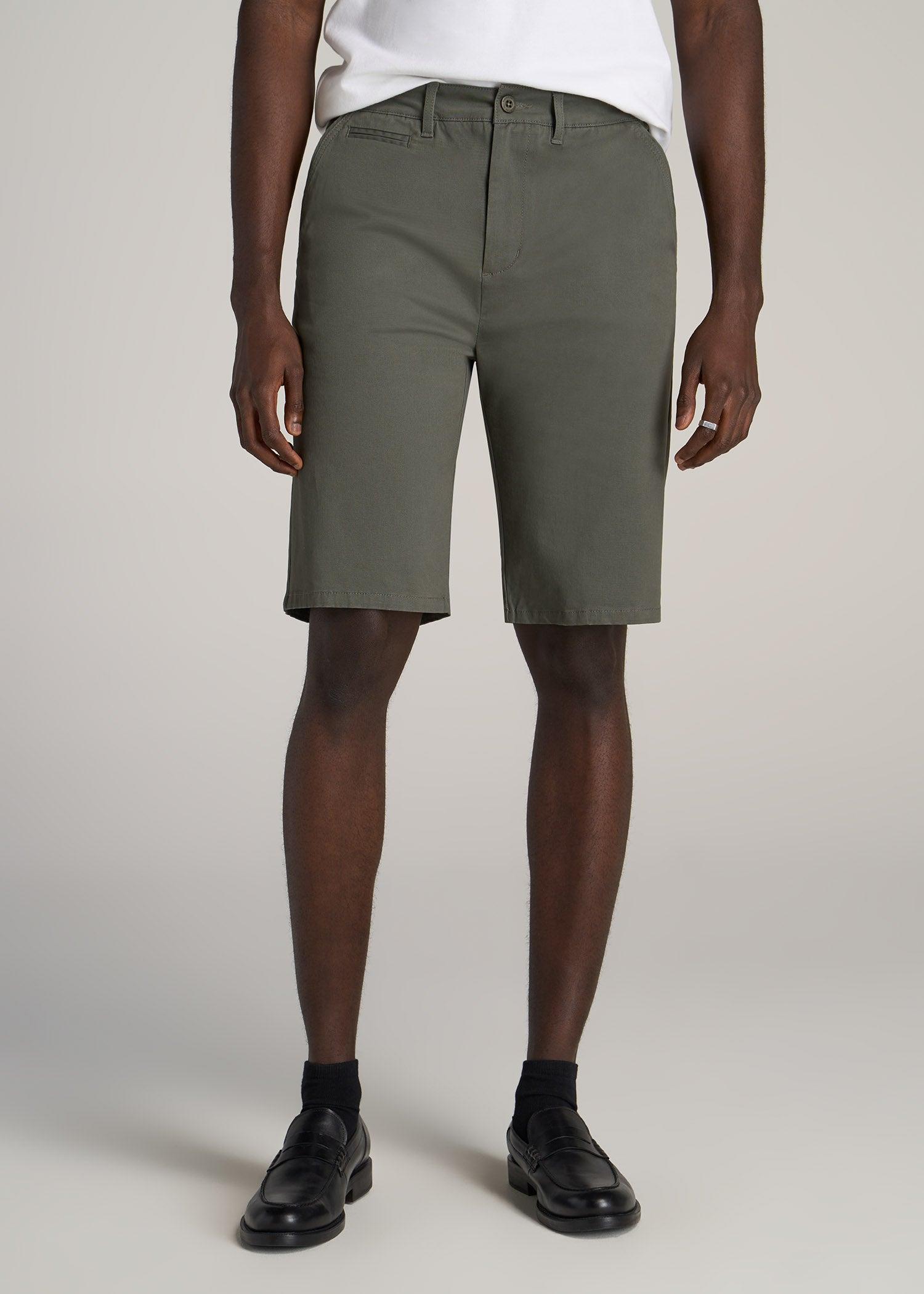 Chino Shorts for Tall Men in Marine Navy Male Product Image