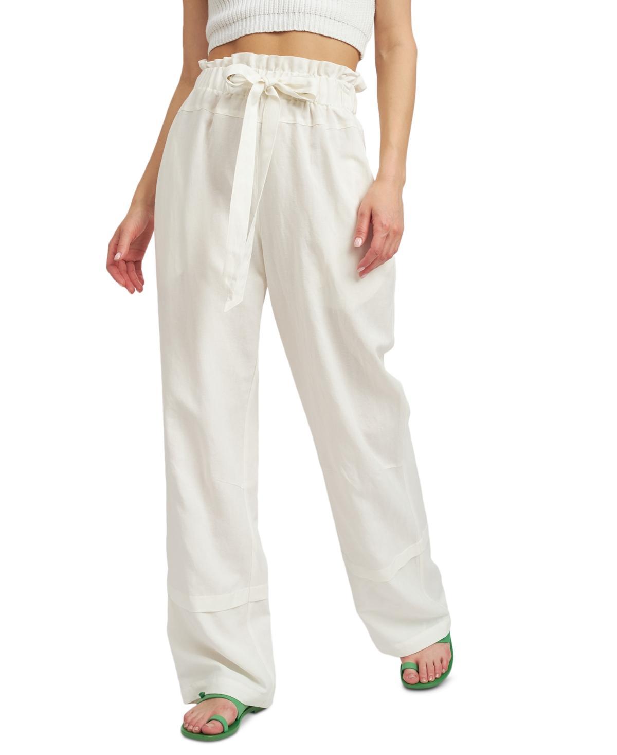 En Saison Womens Jesse Paperbag Drawstring Pants product image