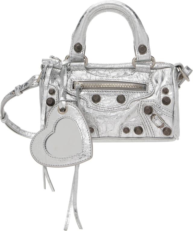 Silver 'Le Cagole' Nano Duffle Bag Product Image