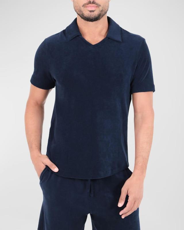 Men's Bond V-Neck Polo Shirt Product Image