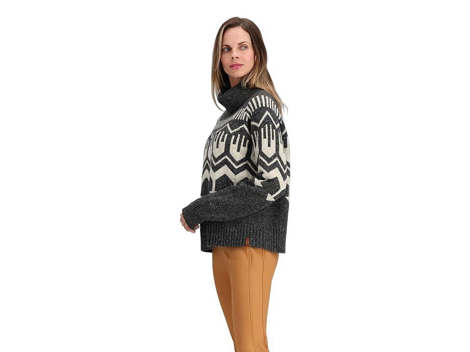 Obermeyer Willow Turtleneck Sweater (Basalt) Women's Clothing Product Image