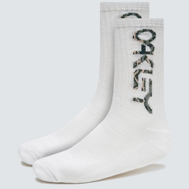 Oakley B1B Socks 2.0 (3 Pack) - L} - White; Product Image
