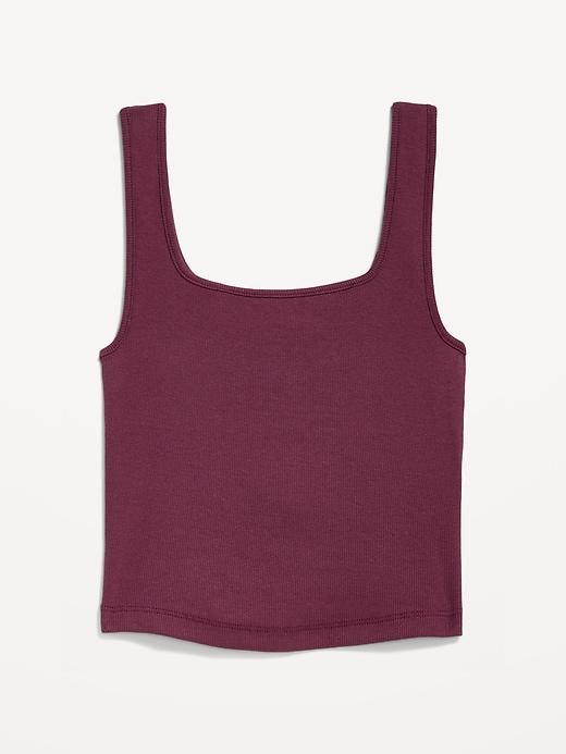 Ultra-Crop Rib-Knit Tank Top Product Image